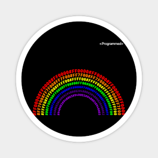 Rainbow hex colors Magnet